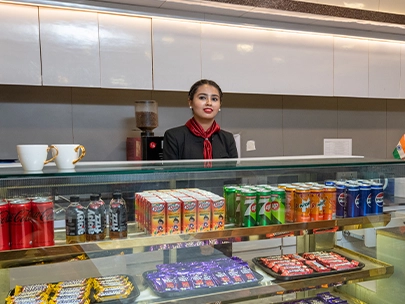 Hospitality team celebrating success